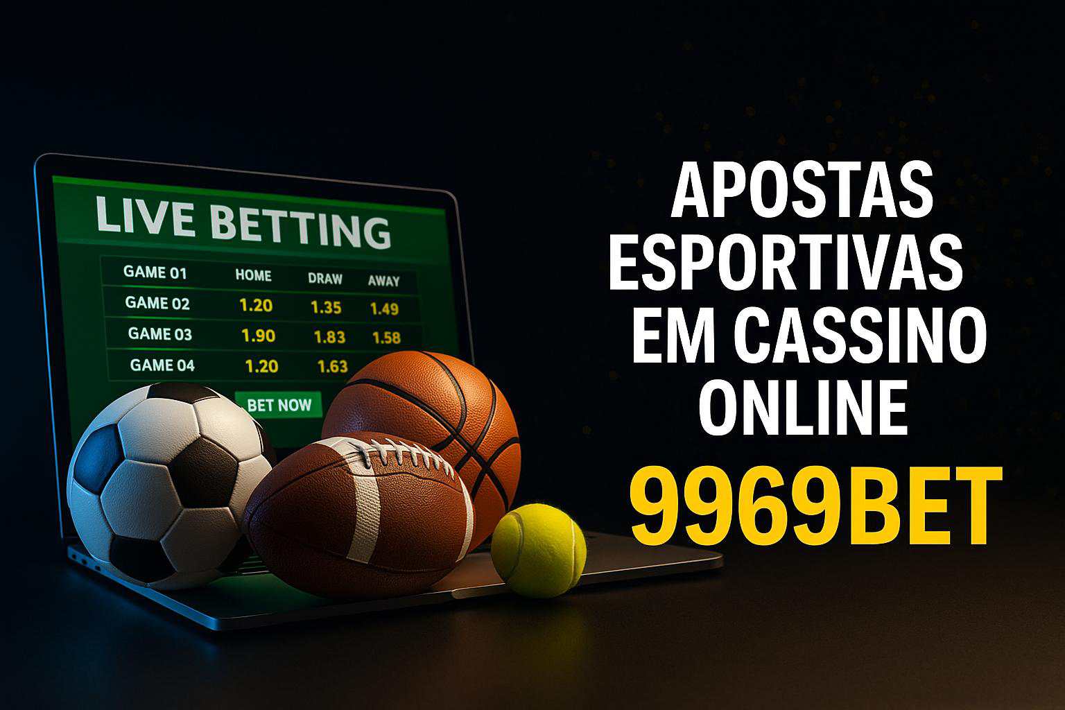 Aposte em apostas esportivas no cassino online 9969BET